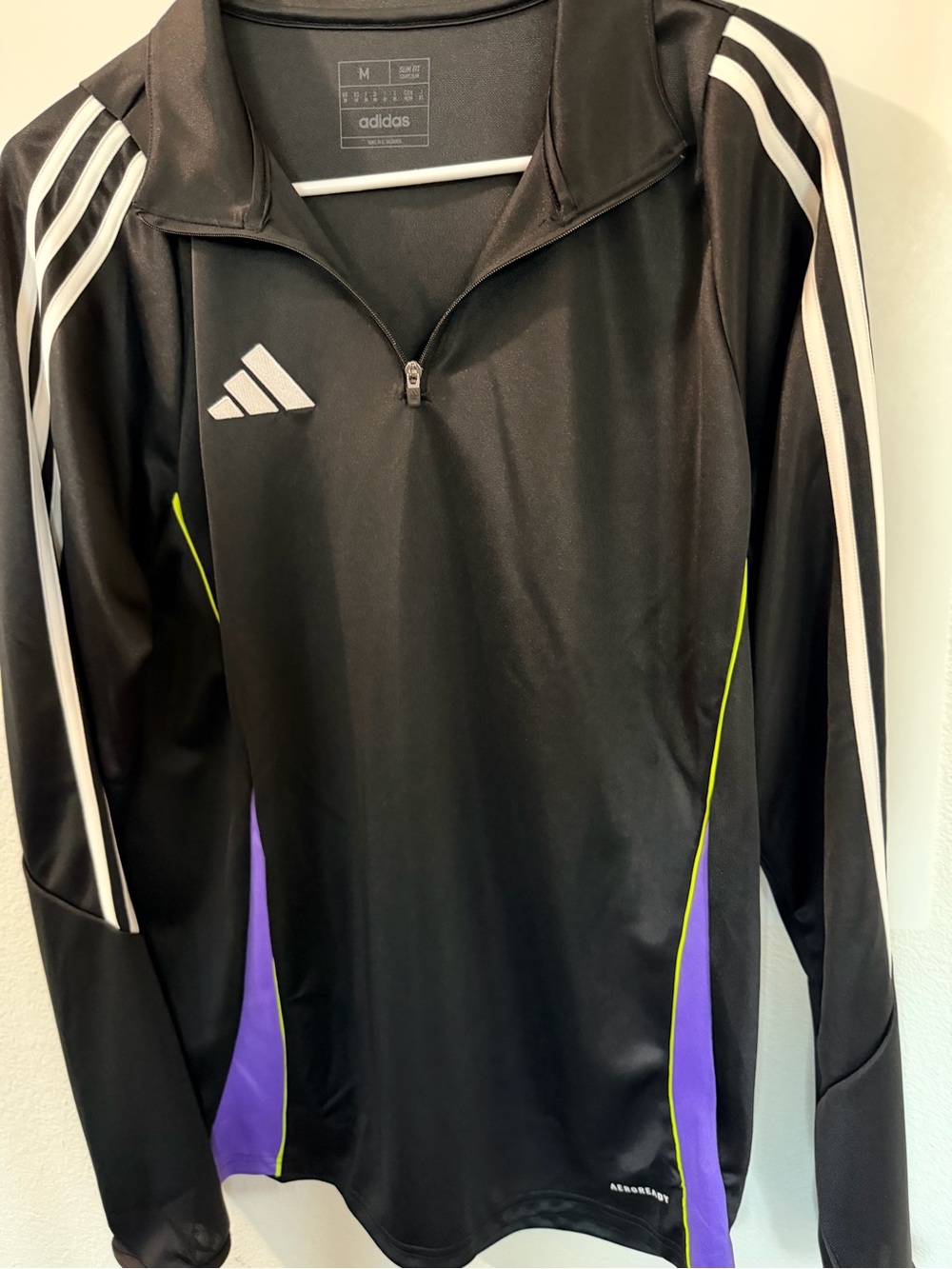 Adidas Tiro 24 Competition Training Top Men’s M Black Purple JW4375 NWT